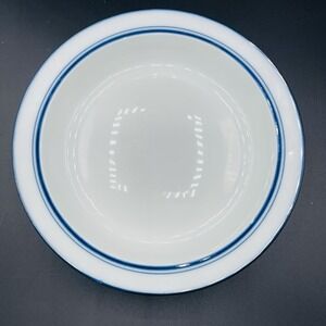 Dansk Christianshavn Blue Band- 2 Rimmed Soup‎ Bowls 8" MCM